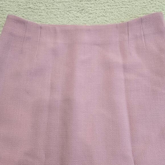 Vertigo Paris Petal Pink Wool Pencil Skirt Made in France Size 4 Legally Blonde - Picture 2 of 10
